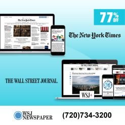 WSJ Digital Bundle and The NYT Subscription with a 77% Discount