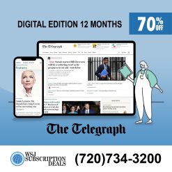 The Telegraph Digital 12-month subscription for $55