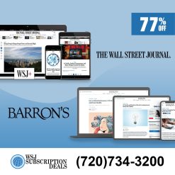 WSJ Digital and Barron's Digital 5-year subscription for $189