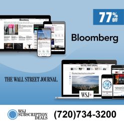 WSJ Digital and Bloomberg Digital 3-year subscription for $225